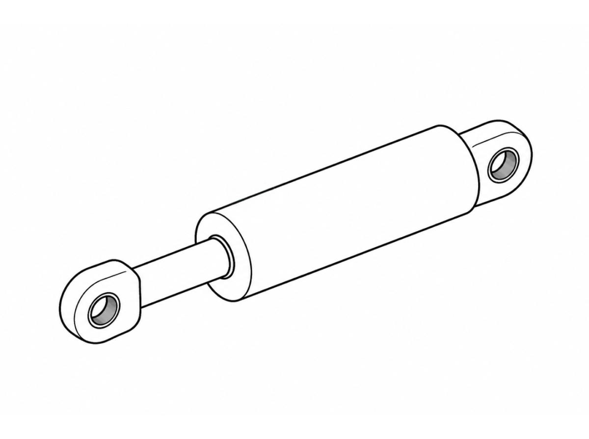 Цилиндр рукояти 31NB-50243 в сборе с трубками Hyundai R450LC-7 Цилиндр рукояти 31NB-50243 в сборе с трубками Hyundai R450LC-7