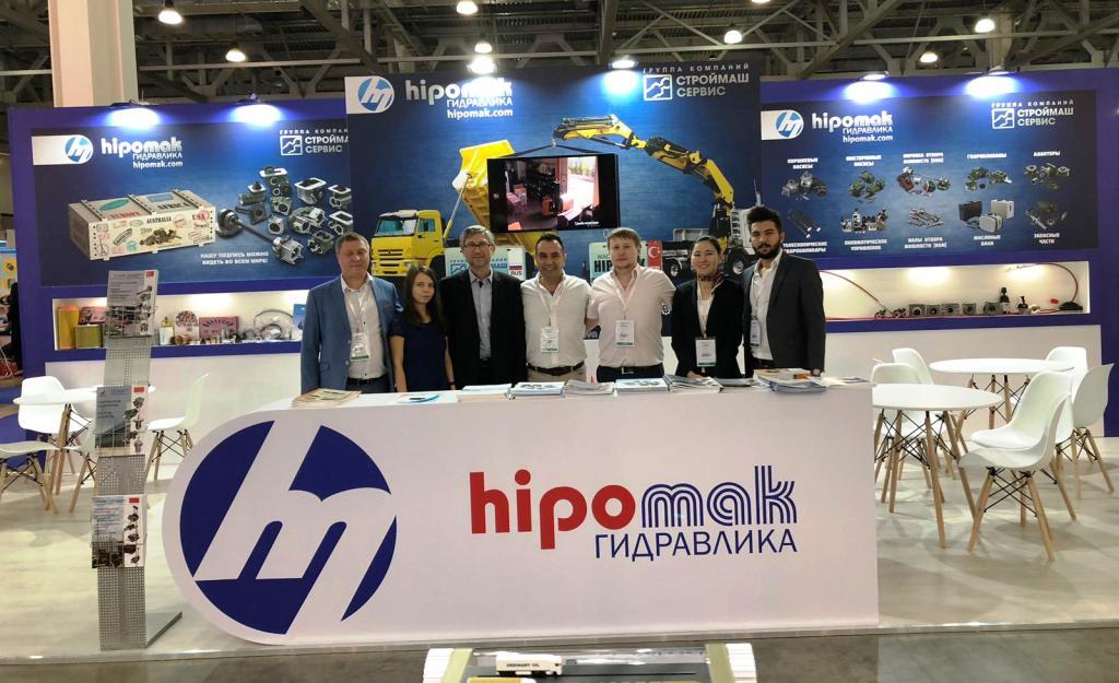 ГК Строймашсвервис на выставке Comtrans-2019 совместно с компанией Hipomak